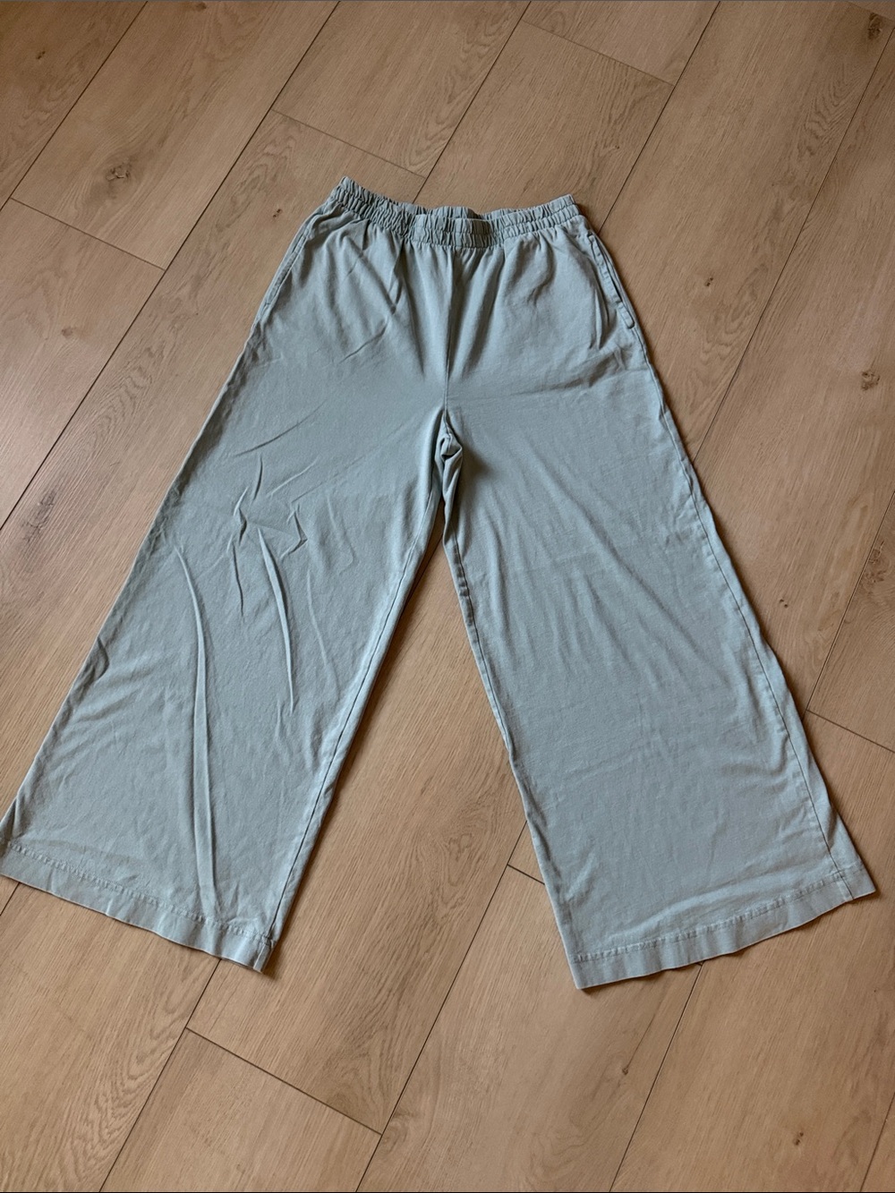 A supply Wide-Leg Lounge Pants in Light blue